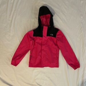 Girls Northface rain jacketet
